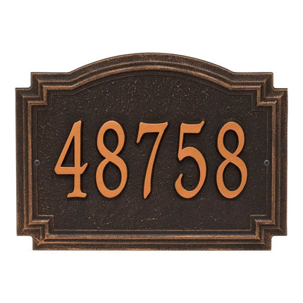 Personalized Williamsburg Address Plaque - 1 Line