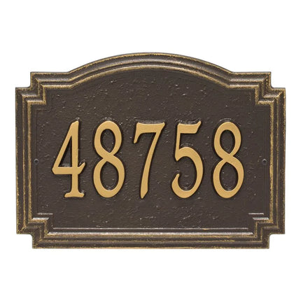 Personalized Williamsburg Address Plaque - 1 Line