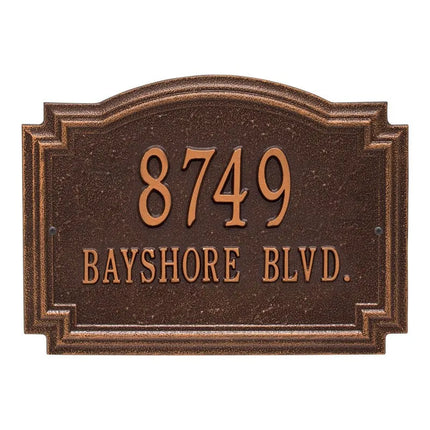 Personalized Williamsburg Address Plaque - 2 Line