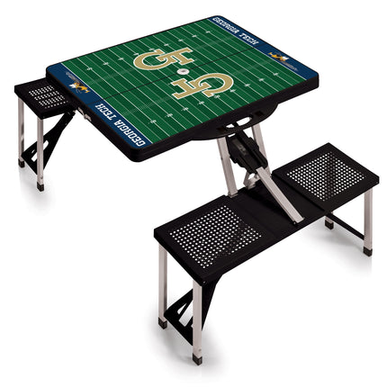 Georgia Tech Yellow Jackets Football Field Picnic Table Table Seats