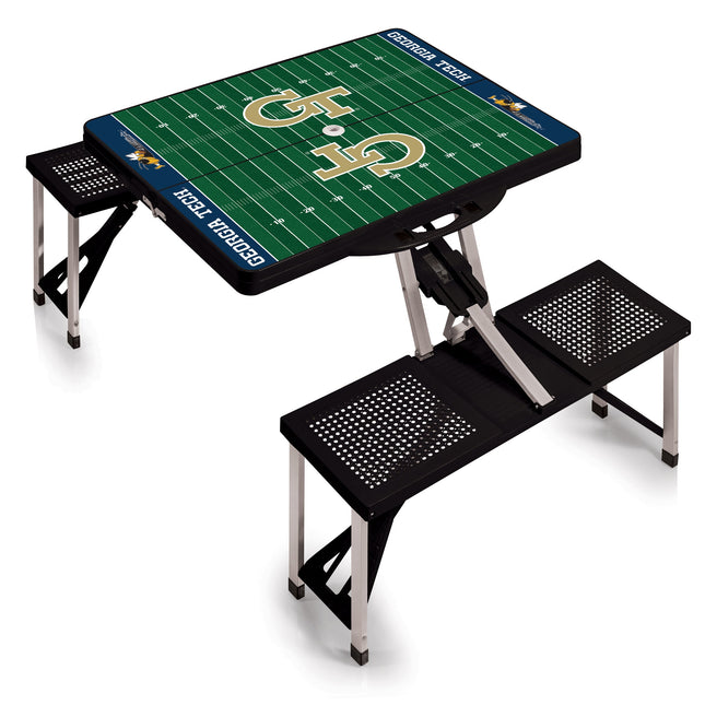 Georgia Tech Yellow Jackets Football Field Picnic Table Table Seats