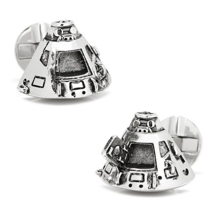 Tech Cufflinks 3D Return Capsule Cufflinks, Tech Cufflinks – Future Memories