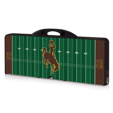 Wyoming Cowboys Football Field Picnic Table Folding Table with Seats