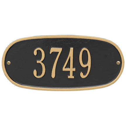 Personalized Oval Address Plaque