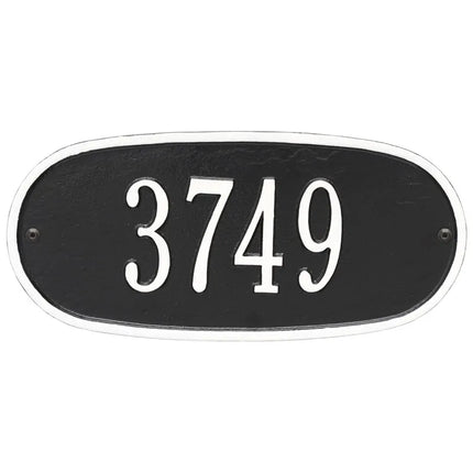 Personalized Oval Address Plaque