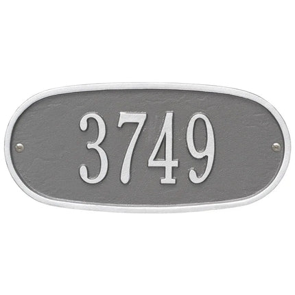 Personalized Oval Address Plaque
