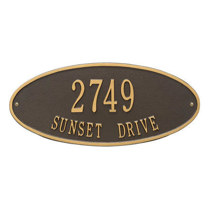 Personalized Madison Address Plaque - 2 Line