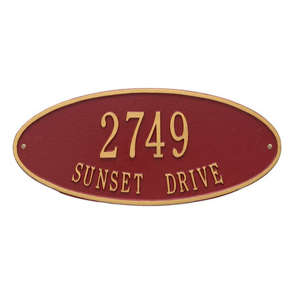 Personalized Madison Address Plaque - 2 Line