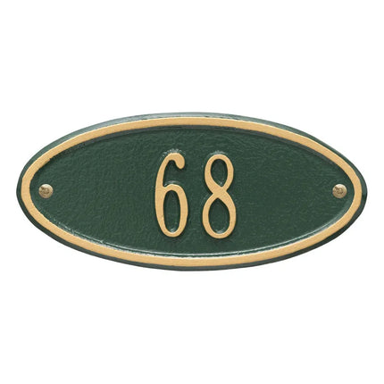 Personalized Madison Small Address Plaque - 1 Line