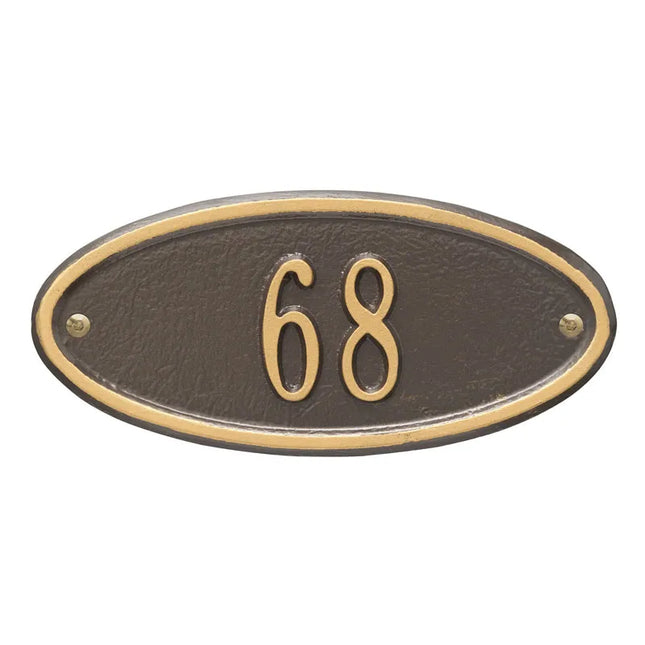 Personalized Madison Small Address Plaque - 1 Line