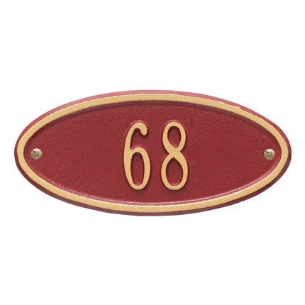 Personalized Madison Small Address Plaque - 1 Line