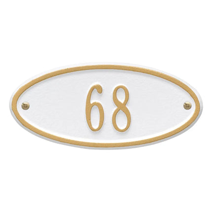 Personalized Madison Small Address Plaque - 1 Line