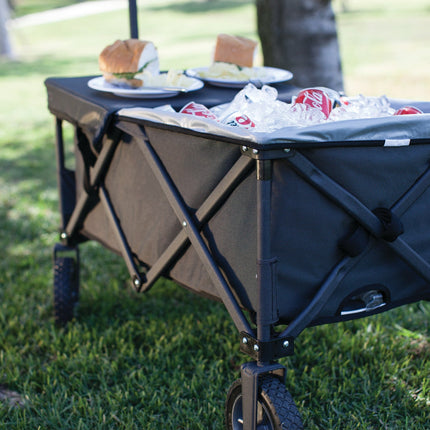 Adventure Wagon Elite Portable Utility Wagon with Table & Liner