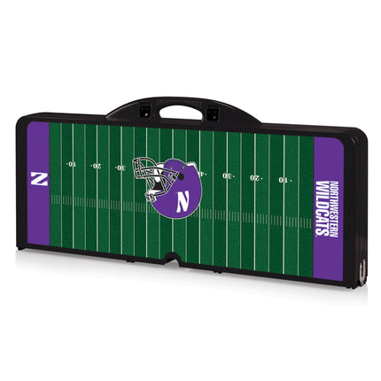 Northwestern Wildcats Football Field Picnic Table Folding Table Seats