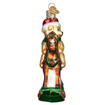 Rocking Horse Teddy Ornament