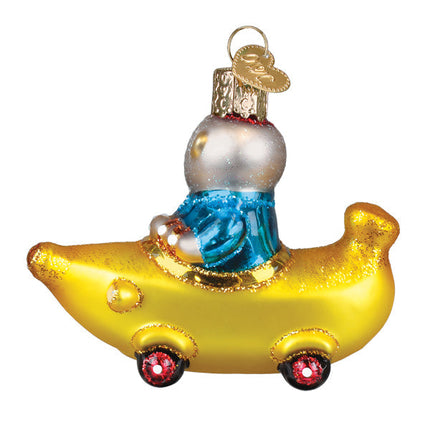 Bananas Gorilla's Bananamobile Ornament