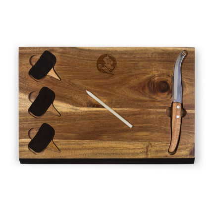 Florida State Seminoles Delio Acacia Cheese Cutting Board & Tools Set