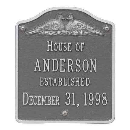 Personalized Dove Wedding Plaque