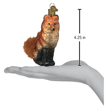 Vintage Fox Ornament