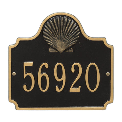 Personalized Conch Address Plaque