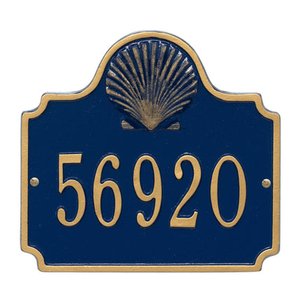 Personalized Conch Address Plaque