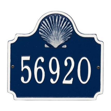 Personalized Conch Address Plaque