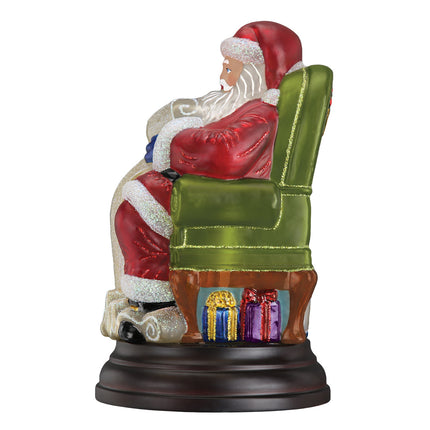 Santa Checking His List Light