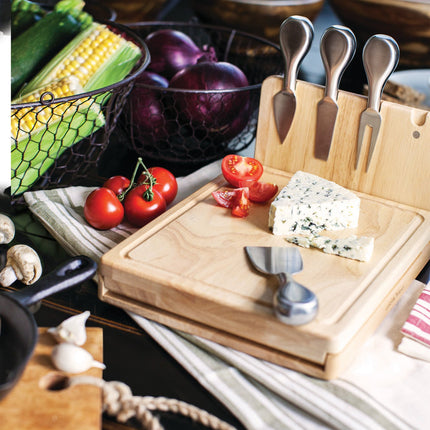Asiago Cheese Cutting Board & Tools Set