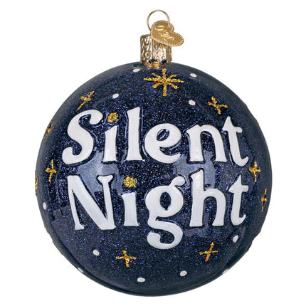 Silent Night Round Ornament