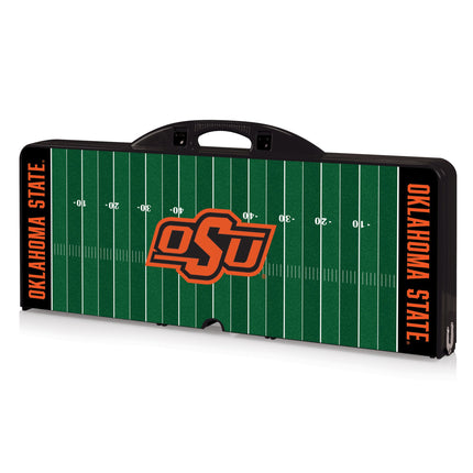 Oklahoma State Cowboys Picnic Table Portable Folding Table with Seats