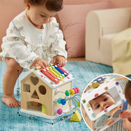 Tiny Land Cottage Activity Cube - Rainbow