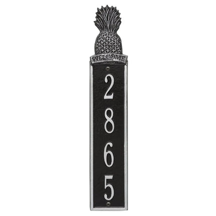 Personalized Pineapple Vertical Wall Welcome Plaque