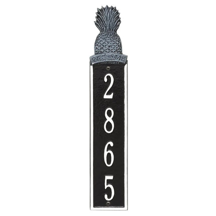 Personalized Pineapple Vertical Wall Welcome Plaque