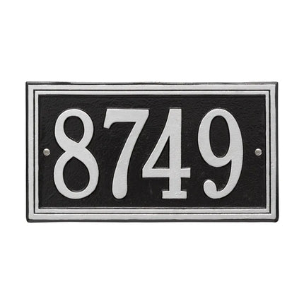 Personalized Double Line Address Plaque - 1 Line