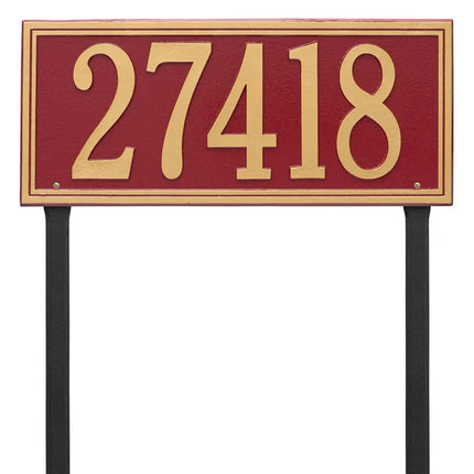 Personalized Double Line Large Lawn Address Plaque - 1 Line