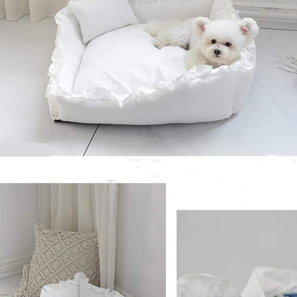 Princess Dog Bed Sofa Pet for Small Dogs Cat