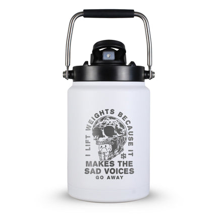 Custom Iron Sanctuary Half Gallon Jugs