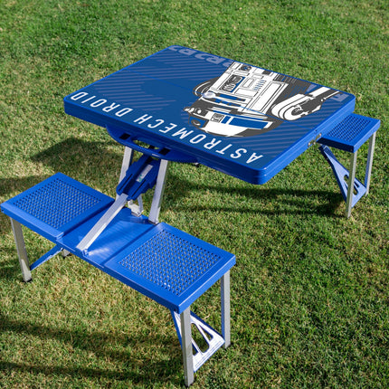 Star Wars R2-D2 - Picnic Table Portable Folding Table with Seats