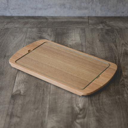 Billboard Glass Top Serving Tray