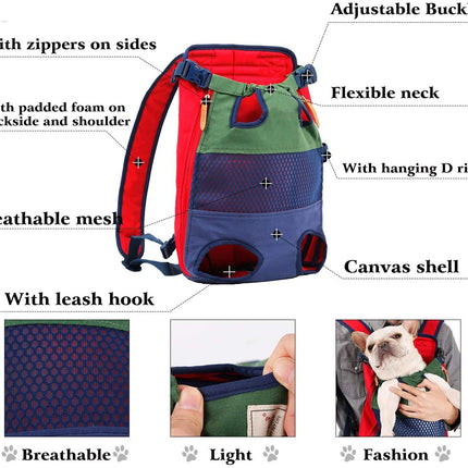 Cat Dog Carrier Front Backpack