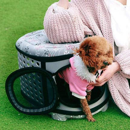 Foldable Pet Dog Cat Puppy Handbag Carrier Cage