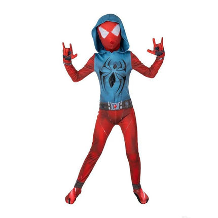 Kids Zentai Marvel Spider-Man Remastered Scarlet Spider Costume