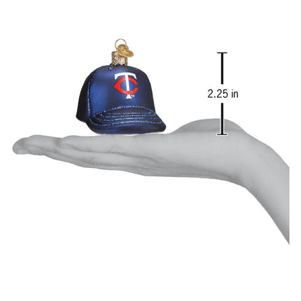 Twins Baseball Cap Ornament