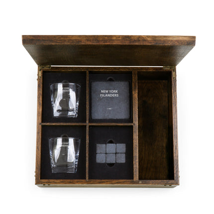 New York Islanders - Whiskey Box Gift Set