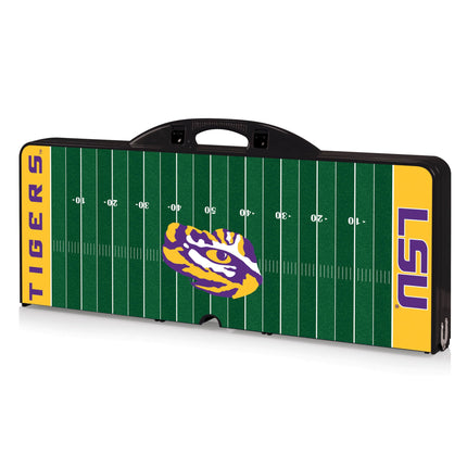 LSU Tigers Football Field Picnic Table Portable Folding Table w Seats
