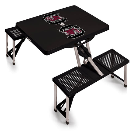 South Carolina Gamecocks Picnic Table Portable Folding Table w Seats