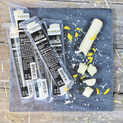8-Year Aged Cheddar Snack Sticks (30-Pack)