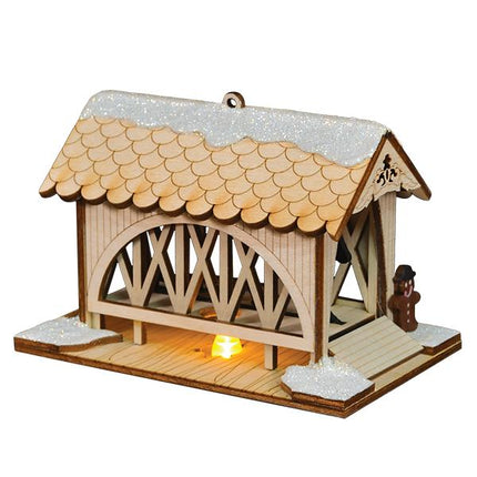 Covered Bridge-Amish Buggy Ornament