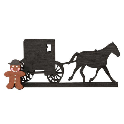Covered Bridge-Amish Buggy Ornament