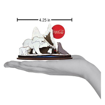 Polar Bears on Ice Ornament